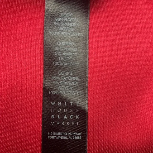 ⭐️NEW⭐️White House Black Market Black Boat Neck Bell Sleeves Top with buttons - Picture 8 of 9